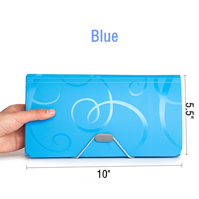 Proširujuća mapa s datotekama - ručna mapa s 13 džepova Organizator PP novčanik Organizator za kartice, račune, kupone i ulaznice