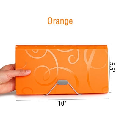 Proširujuća mapa s datotekama - ručna mapa s 13 džepova Organizator PP novčanik Organizator za kartice, račune, kupone i ulaznice