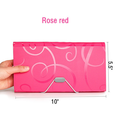 Proširujuća mapa s datotekama - ručna mapa s 13 džepova Organizator PP novčanik Organizator za kartice, račune, kupone i ulaznice