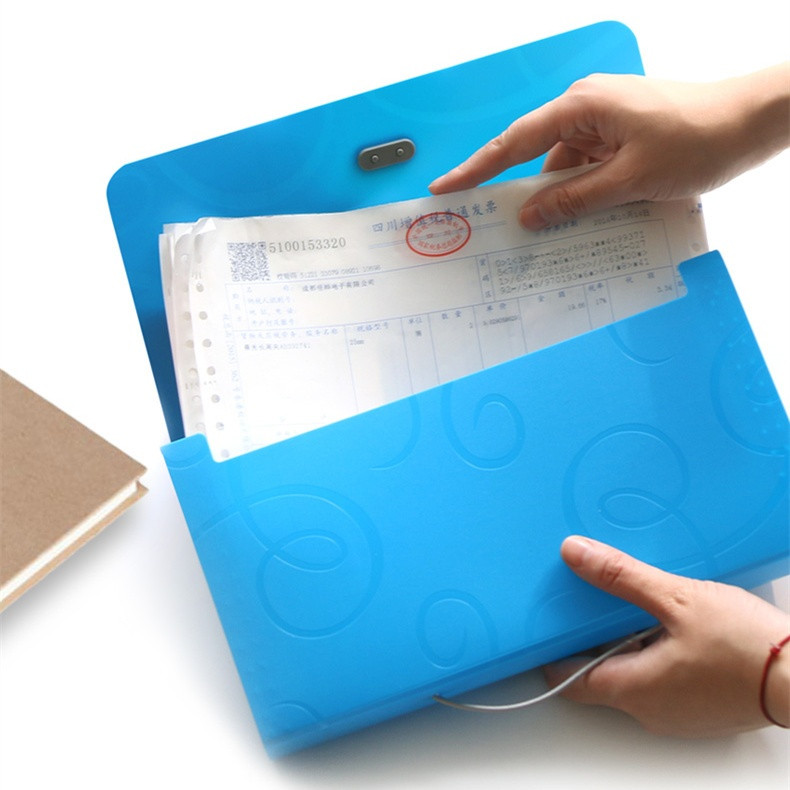 Proširujuća mapa s datotekama - ručna mapa s 13 džepova Organizator PP novčanik Organizator za kartice, račune, kupone i ulaznice