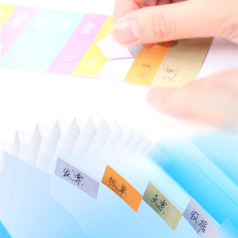 Proširujuća mapa s datotekama - ručna mapa s 13 džepova Organizator PP novčanik Organizator za kartice, račune, kupone i ulaznice