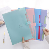 A4 5 slojeva Kawaii torba za dokumente Vodootporna proširiva mapa datoteka Torba za dokumente Školski uredski papir Držač za pohranu pisaćih materijala