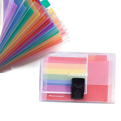 13 Pocket Folder Office Bővülő fájl Színes rendező dokumentum