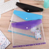 Plastične mape s datotekama veličine A4 Novčanici Datoteke s dokumentima u šarenim bojama Torbe s omotnicama za školski ured kod kuće, drži 200 plus A4 listova