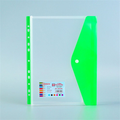 Plastične mape s datotekama veličine A4 Novčanici Datoteke s dokumentima u šarenim bojama Torbe s omotnicama za školski ured kod kuće, drži 200 plus A4 listova