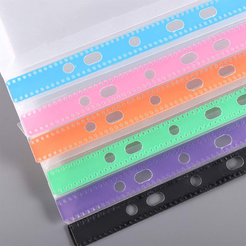 Plastične mape s datotekama veličine A4 Novčanici Datoteke s dokumentima u šarenim bojama Torbe s omotnicama za školski ured kod kuće, drži 200 plus A4 listova