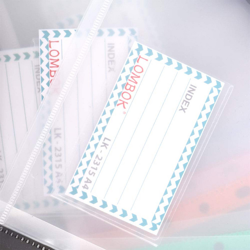 Plastične mape s datotekama veličine A4 Novčanici Datoteke s dokumentima u šarenim bojama Torbe s omotnicama za školski ured kod kuće, drži 200 plus A4 listova