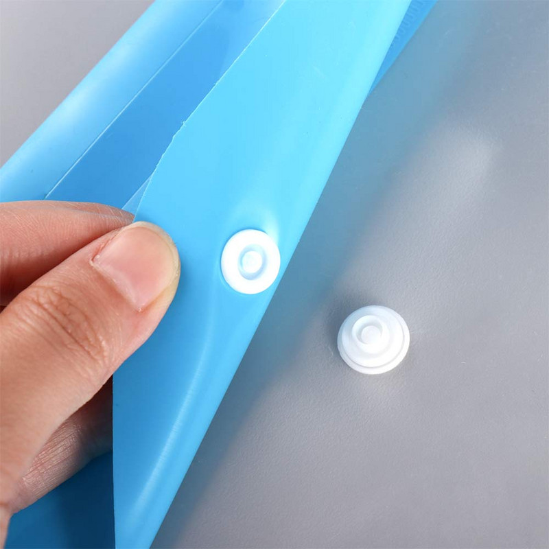 Plastične mape s datotekama veličine A4 Novčanici Datoteke s dokumentima u šarenim bojama Torbe s omotnicama za školski ured kod kuće, drži 200 plus A4 listova