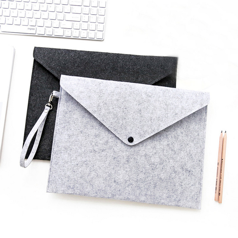 Jednostavna čvrsta A4 torba za dokumente velikog kapaciteta Poslovna aktovka Mape datoteka Kemijski filc Proizvodi za turpijanje Darovi za studente