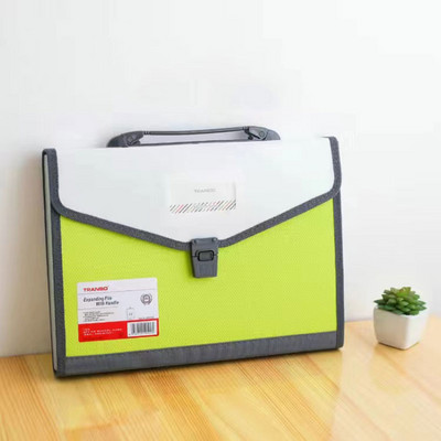 Μεγάλη χωρητικότητα 13 τσέπες Α4 επεκτεινόμενο αρχείο πορτοφολιού Φάκελος χαρτί αποθήκευσης εγγράφων Θήκη τσάντας οργάνων Σχολική θήκη οργάνωσης