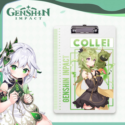 Originalus 2 serijos fanera Genshin Grass God Night Palace God Li Ling Hua Pp lentos klipas studento rašymo bloknotas aplankas