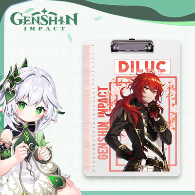 Originalus 2 serijos fanera Genshin Grass God Night Palace God Li Ling Hua Pp lentos klipas studento rašymo bloknotas aplankas