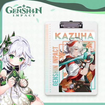 Originalus 2 serijos fanera Genshin Grass God Night Palace God Li Ling Hua Pp lentos klipas studento rašymo bloknotas aplankas