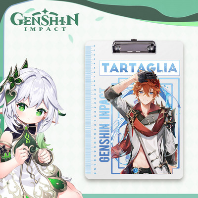 Originalus 2 serijos fanera Genshin Grass God Night Palace God Li Ling Hua Pp lentos klipas studento rašymo bloknotas aplankas