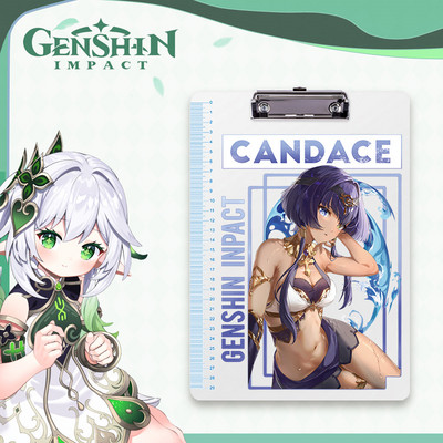 Originalus 2 serijos fanera Genshin Grass God Night Palace God Li Ling Hua Pp lentos klipas studento rašymo bloknotas aplankas