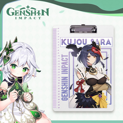 Originalus 2 serijos fanera Genshin Grass God Night Palace God Li Ling Hua Pp lentos klipas studento rašymo bloknotas aplankas