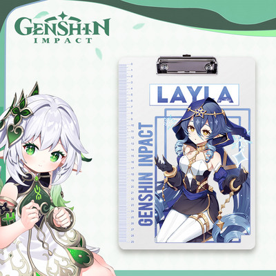 Originalus 2 serijos fanera Genshin Grass God Night Palace God Li Ling Hua Pp lentos klipas studento rašymo bloknotas aplankas