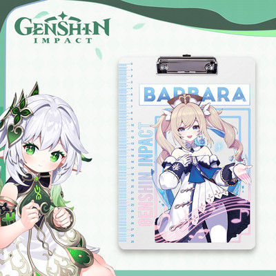 Originalus 2 serijos fanera Genshin Grass God Night Palace God Li Ling Hua Pp lentos klipas studento rašymo bloknotas aplankas