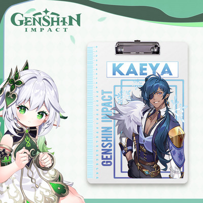 Originalus 2 serijos fanera Genshin Grass God Night Palace God Li Ling Hua Pp lentos klipas studento rašymo bloknotas aplankas