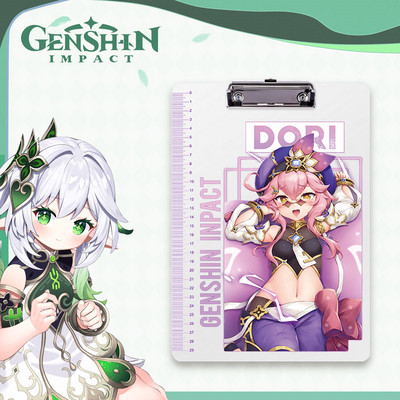 Originalus 2 serijos fanera Genshin Grass God Night Palace God Li Ling Hua Pp lentos klipas studento rašymo bloknotas aplankas