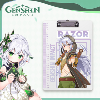 Originalus 2 serijos fanera Genshin Grass God Night Palace God Li Ling Hua Pp lentos klipas studento rašymo bloknotas aplankas