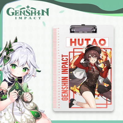 Originalus 2 serijos fanera Genshin Grass God Night Palace God Li Ling Hua Pp lentos klipas studento rašymo bloknotas aplankas