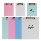 Átlátszó A4 A5 fájl mappa dokumentum klip írótábla fém jelentés borító Gerinc Bár Iskola Irodai írószerek