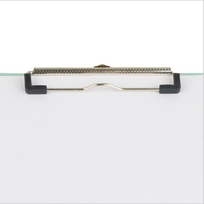 Átlátszó A4 A5 fájl mappa dokumentum klip írótábla fém jelentés borító Gerinc Bár Iskola Irodai írószerek