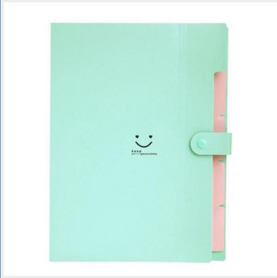 Нови многослойни продукти за архивиране на A4 Информация Хартии Катарама 10 цвята Съхранение на файлове 5 в папка Органайзер Офис консумативи