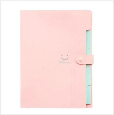 Нови многослойни продукти за архивиране на A4 Информация Хартии Катарама 10 цвята Съхранение на файлове 5 в папка Органайзер Офис консумативи