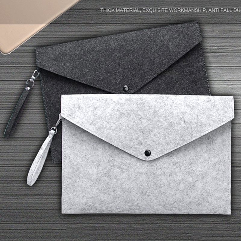 Paprastas A4 didelės talpos dokumentų maišelio padėklas Verslo portfelis vokų failų aplankai cheminio veltinio padavimo produktų tvarkyklės