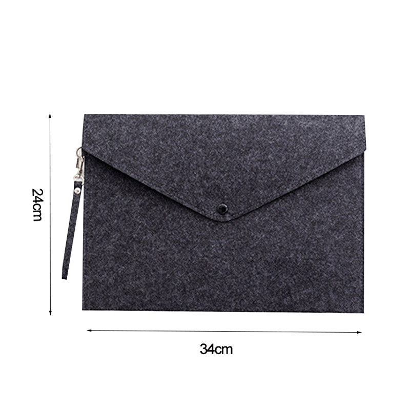 Paprastas A4 didelės talpos dokumentų maišelio padėklas Verslo portfelis vokų failų aplankai cheminio veltinio padavimo produktų tvarkyklės
