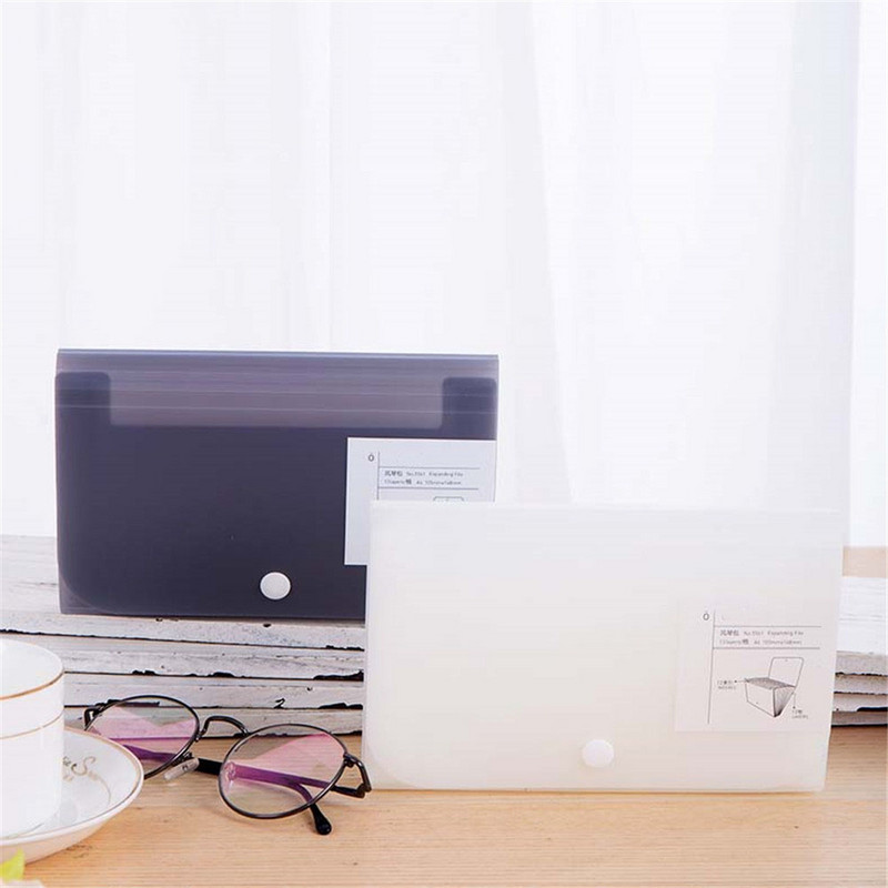 Műanyag A6-os iratmappa iratrendező irattárca, 13 zsebes számlamappa papírtartó Többfunkciós irodai kellékek