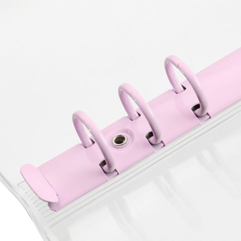 PVC pohrana školskog pribora, pohrana datoteka, pohrana stola, A5A6, prozirne mape, džepovi za vezivanje, povez za bilježnicu