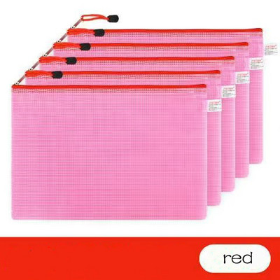 5 kom 13x9.5" prozirna A4 mapa datoteka Stolni pribor Ispit Papirnati organizator dokumenata Torba za pohranu Deblja vodootporna torba za datoteke