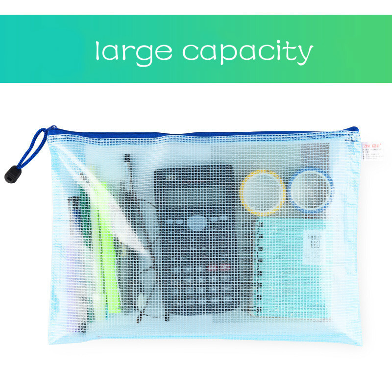 5 kom 13x9.5" prozirna A4 mapa datoteka Stolni pribor Ispit Papirnati organizator dokumenata Torba za pohranu Deblja vodootporna torba za datoteke