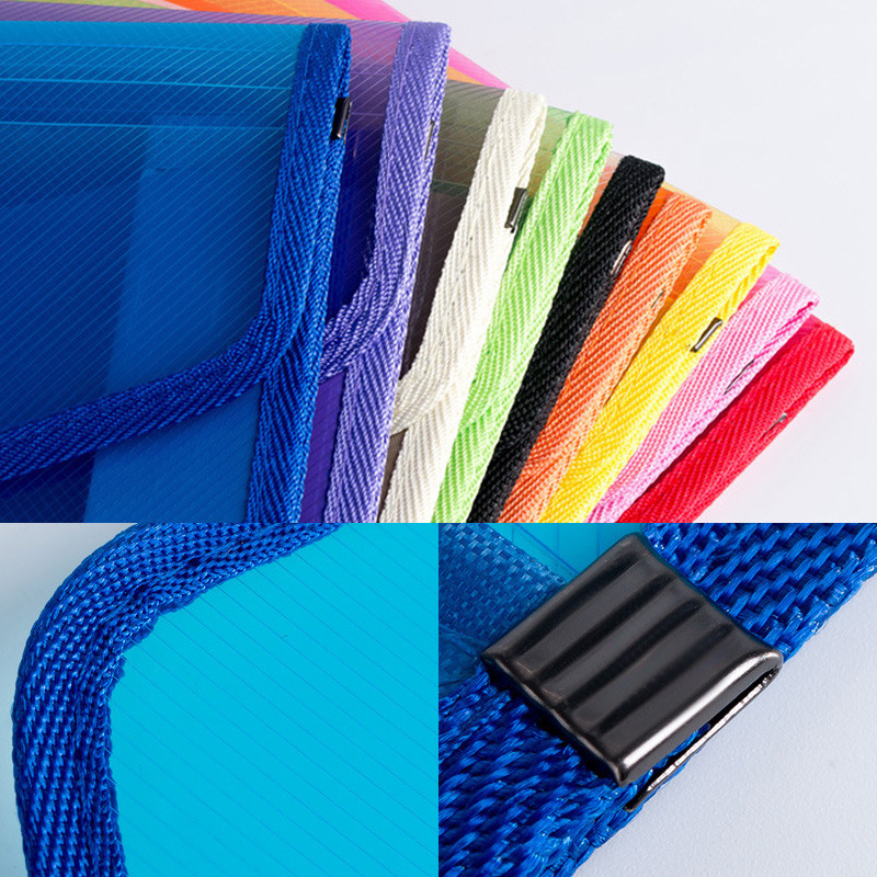 Failų aplankas A4 formato dokumentų tvarkyklei, vandeniui atsparus PVC dokumentų tvarkytuvas su mygtuku