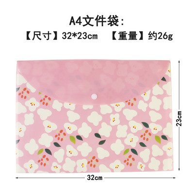 Patvarus aplankas, gėlėtas, popierinis, A4 formato raštinės reikmenys, raštinės reikmenys