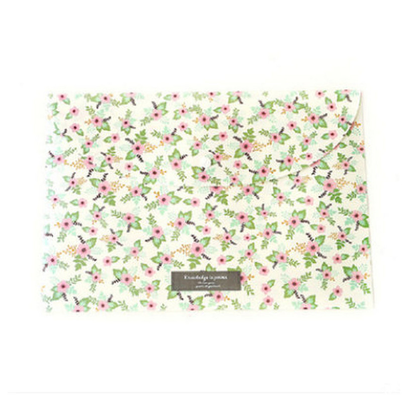 Patvarus aplankas, gėlėtas, popierinis, A4 formato raštinės reikmenys, raštinės reikmenys