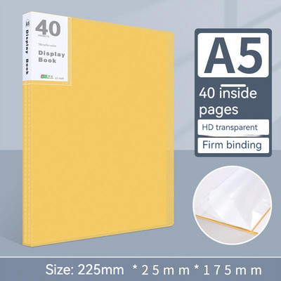 Priečinok na dokumenty A5, 20 – 40 strán, displej, kniha, náčrt, album, papiernictvo, kancelária, škola, študenti, dátový priečinok s vložkou