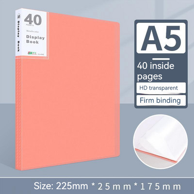 Priečinok na dokumenty A5, 20 – 40 strán, displej, kniha, náčrt, album, papiernictvo, kancelária, škola, študenti, dátový priečinok s vložkou