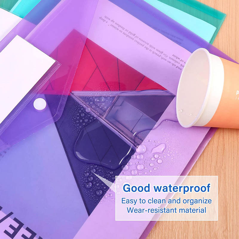 5 vnt. polių raštinės reikmenų saugojimo aplankų maišelis A4 A5 B4 B5 A3 užsegamas dokumentų maišelis su užtrauktuku failų aplankai Mokykliniai biuro reikmenys