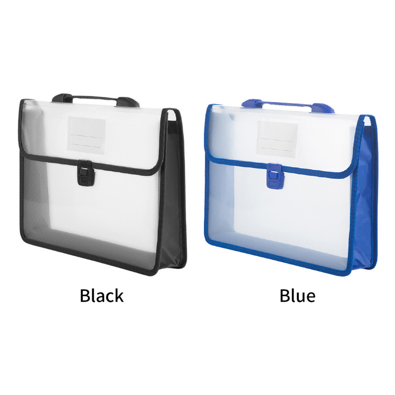 A4 studentska torba za pohranu, uredska škola s ručkom, kopčom, mapa za zatvaranje, PP kućna vodootporna naljepnica, prijenosna, zadebljana