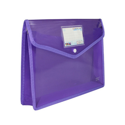 Plastična torba za datoteke Clear Data Bag Mapa Vreća za karte Torbica za papire Mapa za školu Ured Kućna Putna mapa Torba za džepove W3JD