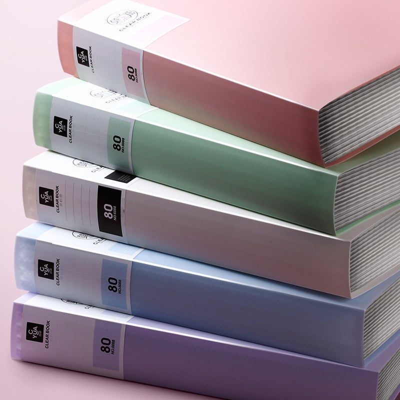 A4 Prikaz knjiga 20/30/40 stranica Prozirna mapa za umetanje Torba za pohranu dokumenata Testni papir Organizator datoteka Školski uredski pribor