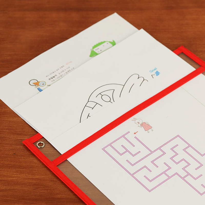 Daugkartinio naudojimo sausos, ištrinamos kišenės, permatomos rašymo ir nuvalymo lentos, sauso teptuko maišelis, skirtas mokyti vaikus pastelės