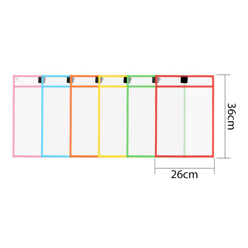 Daugkartinio naudojimo sausos, ištrinamos kišenės, permatomos rašymo ir nuvalymo lentos, sauso teptuko maišelis, skirtas mokyti vaikus pastelės