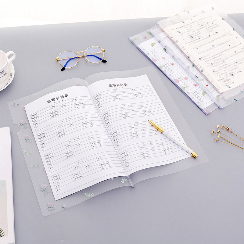 PVC A4 džepovi za registrator, prozirne mape s patentnim zatvaračem za registrator datoteka za bilježnicu, registrator izvješća