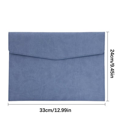 A4-es bőr irattartó mappa Adatcsomag Dokumentumtáska Vízálló papír Szervező Tárolótáska Iskolai irodai írószerek