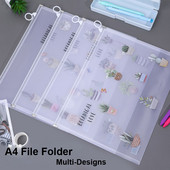 1PC Vodootporni patentni zatvarač Kawaii Star A4 Torba za mape datoteka Stol Dokumenti Papir Organizator Torbica Uredske torbe za pohranu studija Pribor